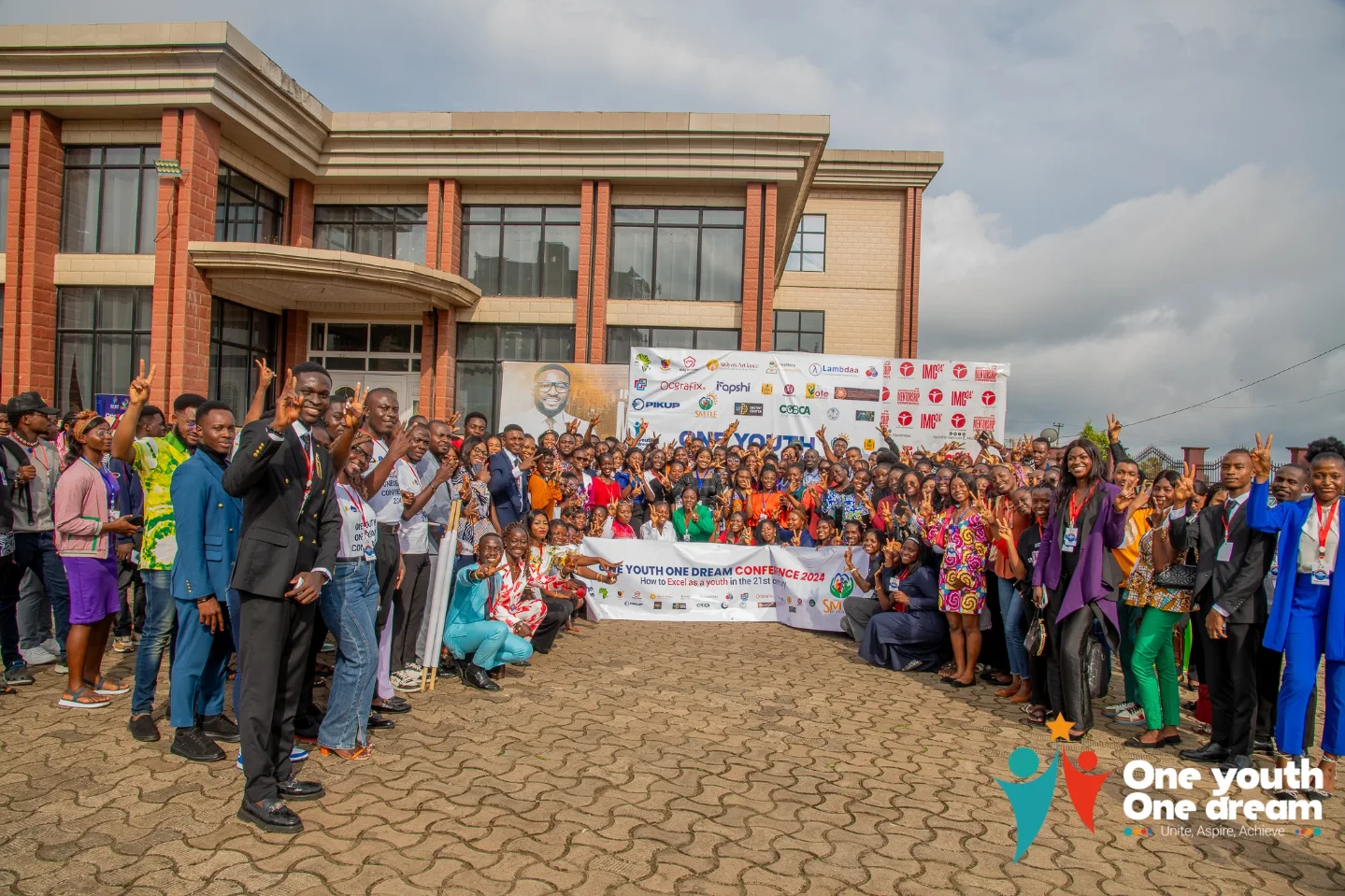 OYOD 2024 delegates gathered outside the conference venue