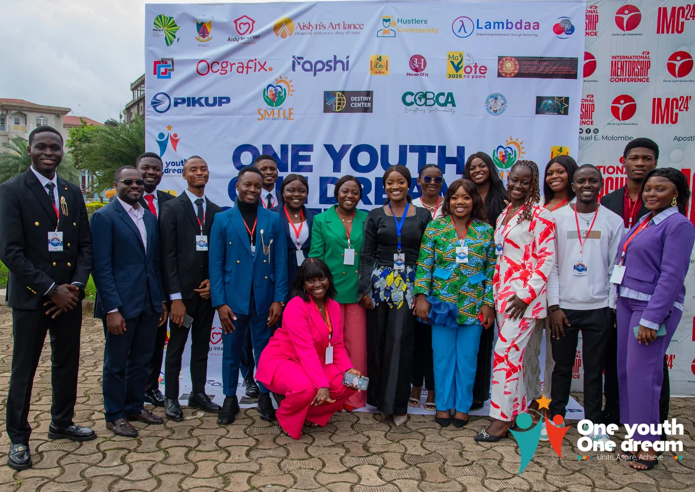 OYOD 2024 team and speakers at the event backdrop